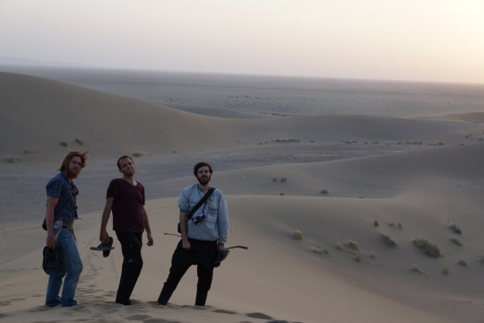 At the sand dunes