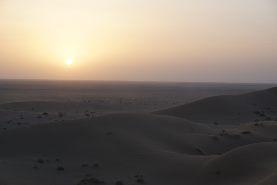 At the sand dunes