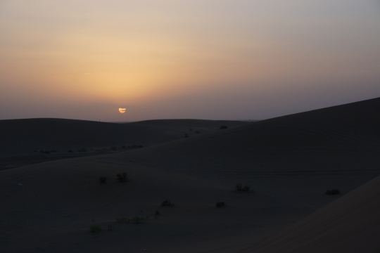 At the sand dunes