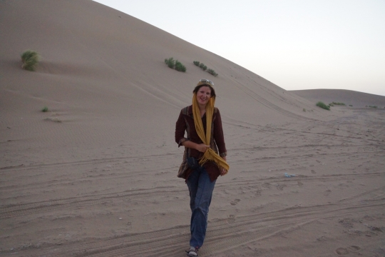 At the sand dunes