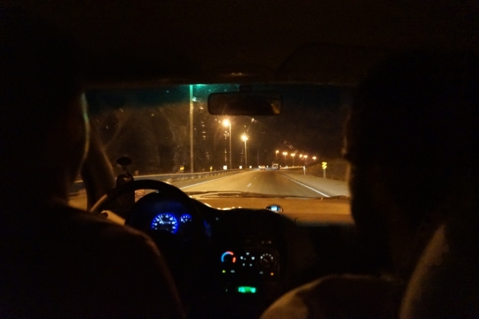 On the way back to Toudeshk Cho