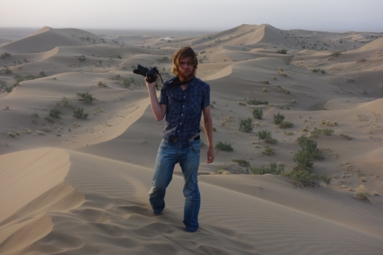 At the sand dunes