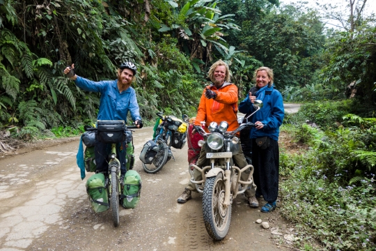 Dutch/German motorbikers