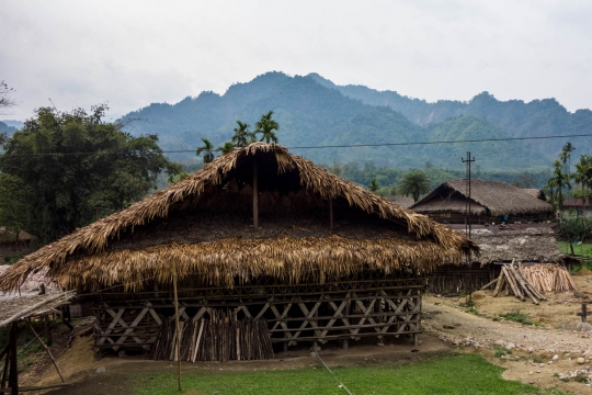 Siji village bamboo house