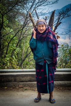 Woman of the hills