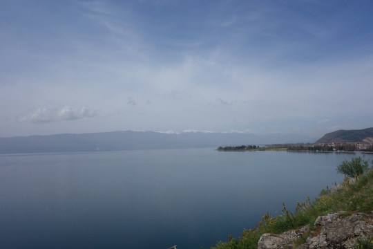 View of the lake