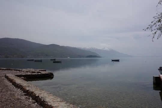 View of the lake