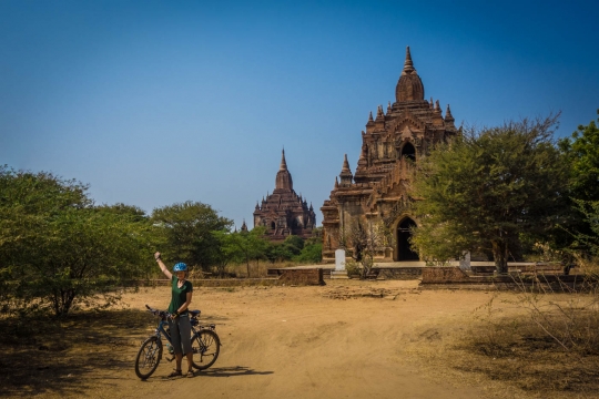 Susanne at the Kingdom of Bagan