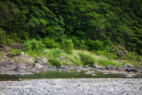 Camping at a nice river