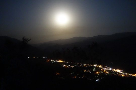 The moon