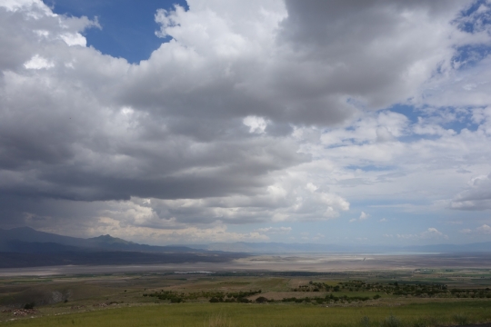 Overview of valley and mount Erciyes
