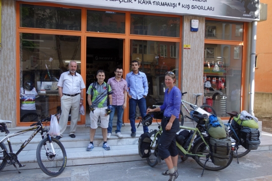 At the Malatya bicycle shop