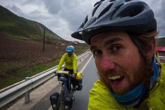 Us on the bike