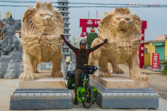 Lions from stone