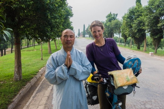 Monk wanted to have a photo :)