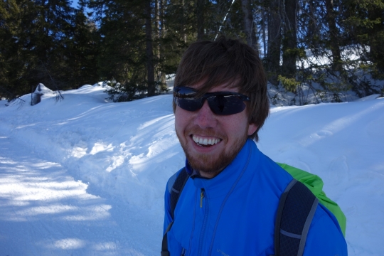 Martin in the snow