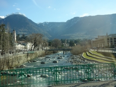 The river in Meran The river in Meran
