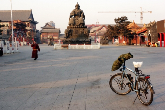 Isaba and a monk