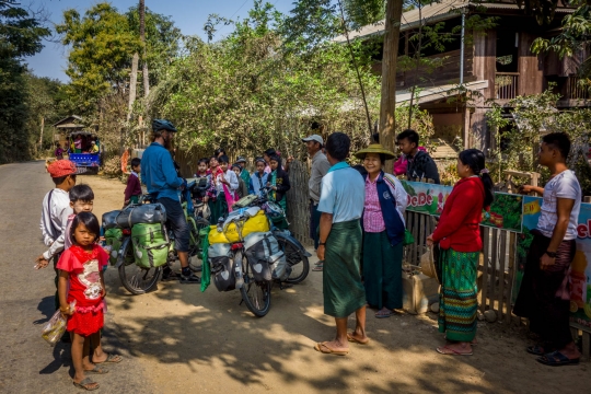 Nice conversation in village