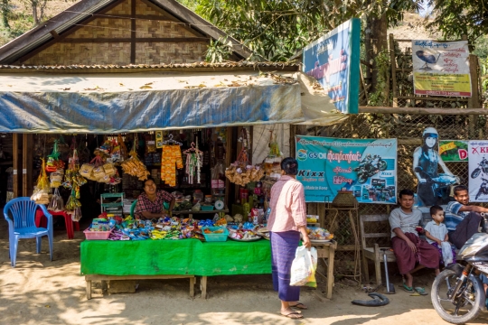 Friendly shop woman