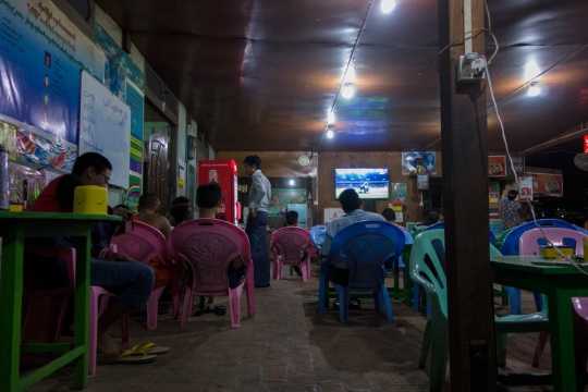 Tea house in Gangaw
