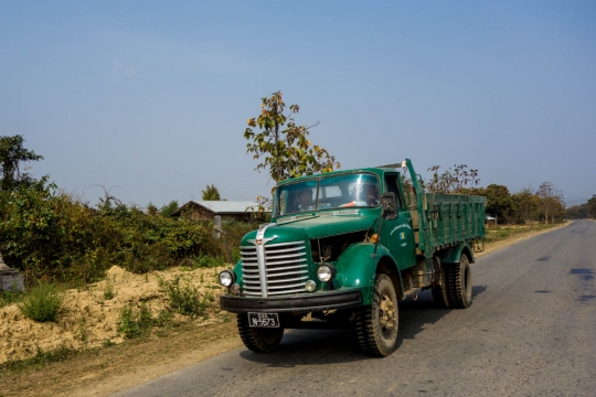 Big truck on the road