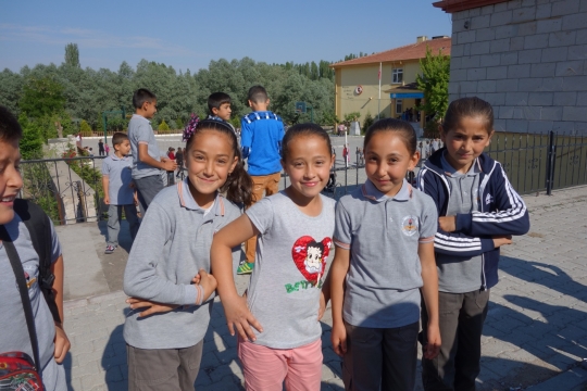 Schoolgirls in Selime