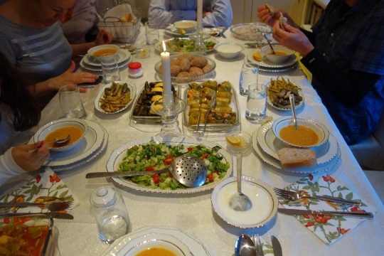 Dinner with Ali and family