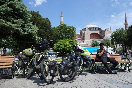 Mojo and Isaba with Aya Sophia