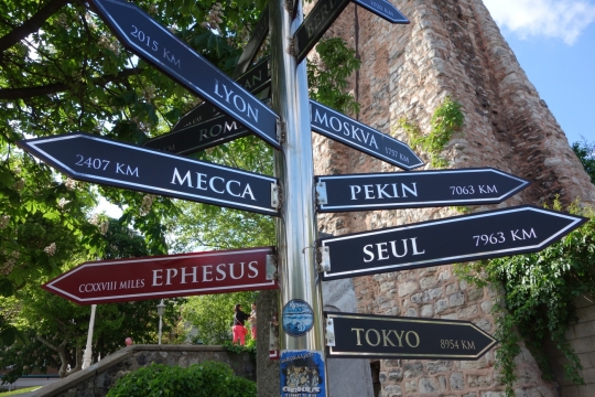 Measuring point for distances