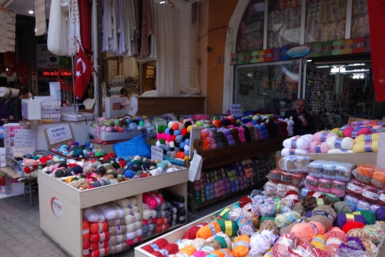 Kurkcu Han yarn bazaar