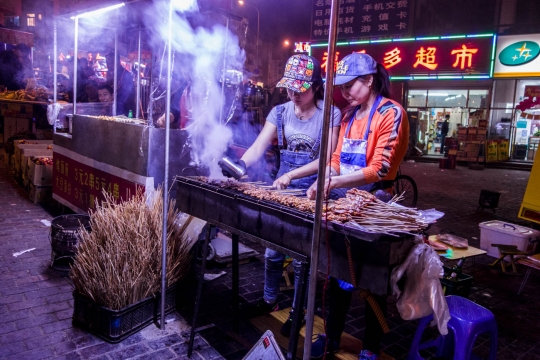 Nightmarket in Dalian