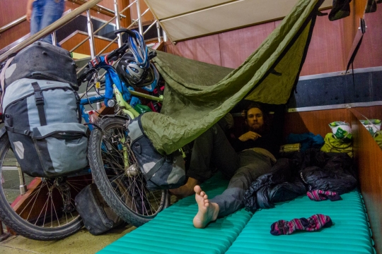 SLeeping on board