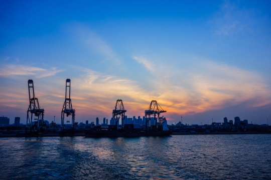 The ferry to South Korea