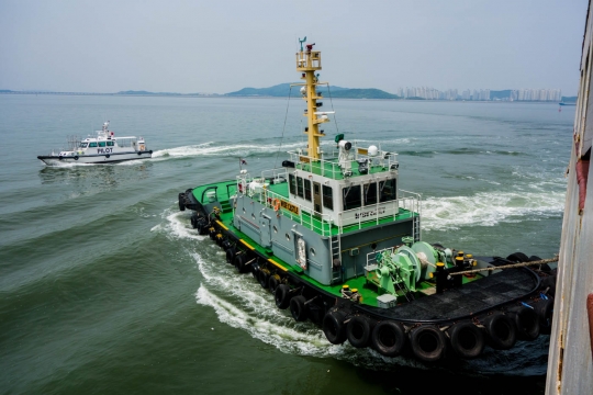 The ferry to South Korea
