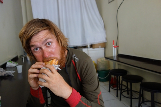Martin enjoying durum