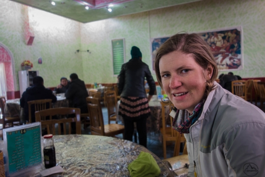 Having our first lunch in China