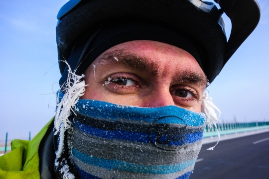 Martin is frozen up