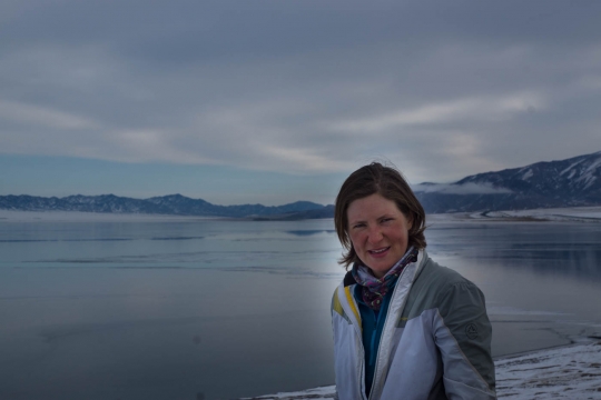 Susanne and Sayram lake