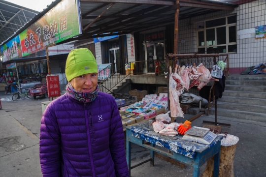 Bazar in Jinghe