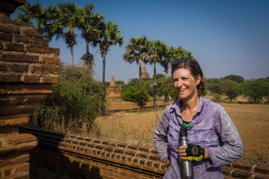 Relaxing after reaching Bagan