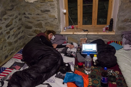 Martin feeling unwell in Khorog