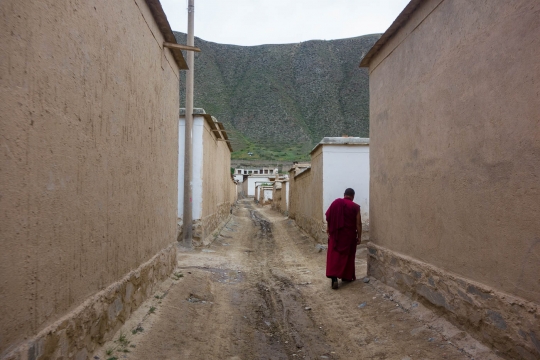 Monks on the streets