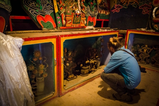 Yak butter sculptures