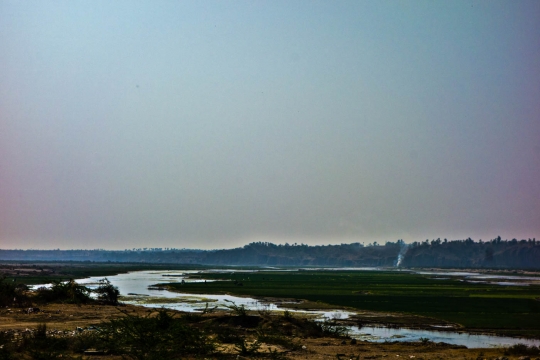 One of the many rivers we crossed