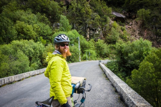 Martin happy with the down hill