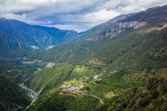 Beautiful view of valley