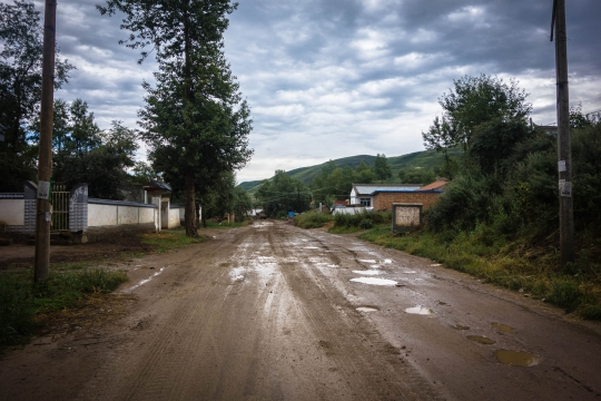 Muddy roads