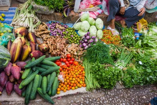 Morning market Luang Prabang