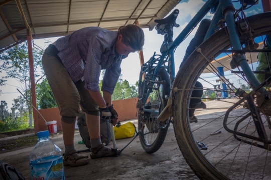 Fixing puncture